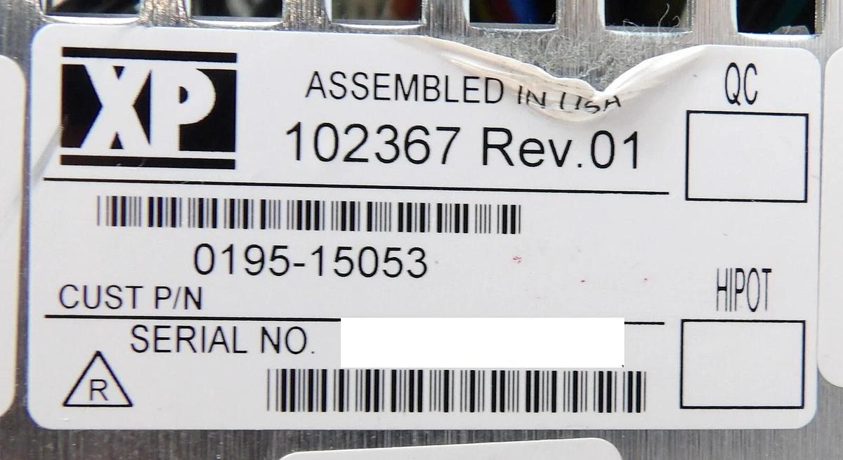 Used XP Power 102367 DC Power Supply AMAT Applied Materials 0195-15053 Working