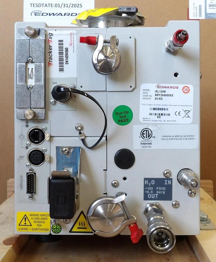 Refurbished iXL120 Edwards NRY294000XS Dry Vacuum Pump IXL 120N Manufacturer Refurbished