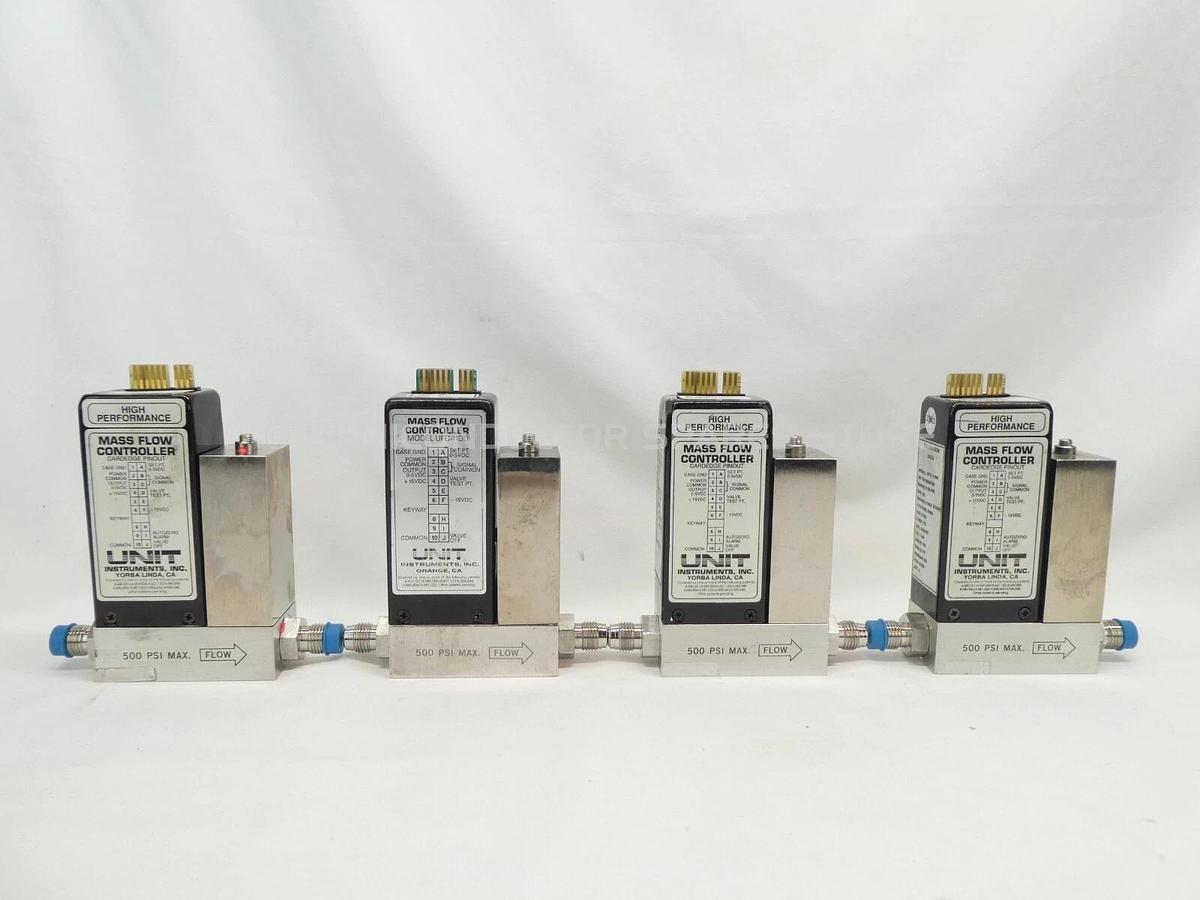 Used UNIT Instruments Mass Flow Controller MFC UFC-1100 UFC-1500A UFC-1160 Lot of 20