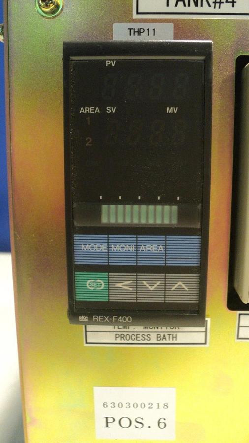 Used DNS Dainippon Screen TANK#4 Rinse Temperature Controller Process Bath FC-3000