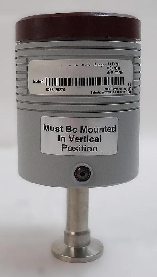 Used MKS Instruments 626B-28270 Baratron Capacitance Manometer Type 626 Surplus