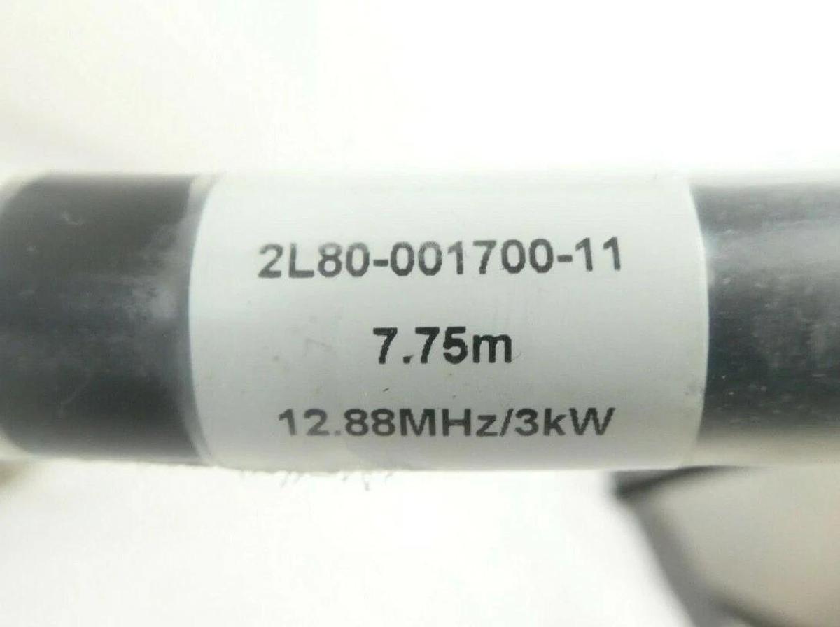 Used TEL Tokyo Electron 2L80-001700-11 RF Cable Assembly 12.88MHz @ 3kW Working