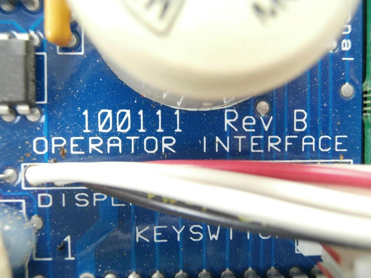 Used Cryco 100111 Wafer Loader Operator Interface PCB Assembly No Key Used Working