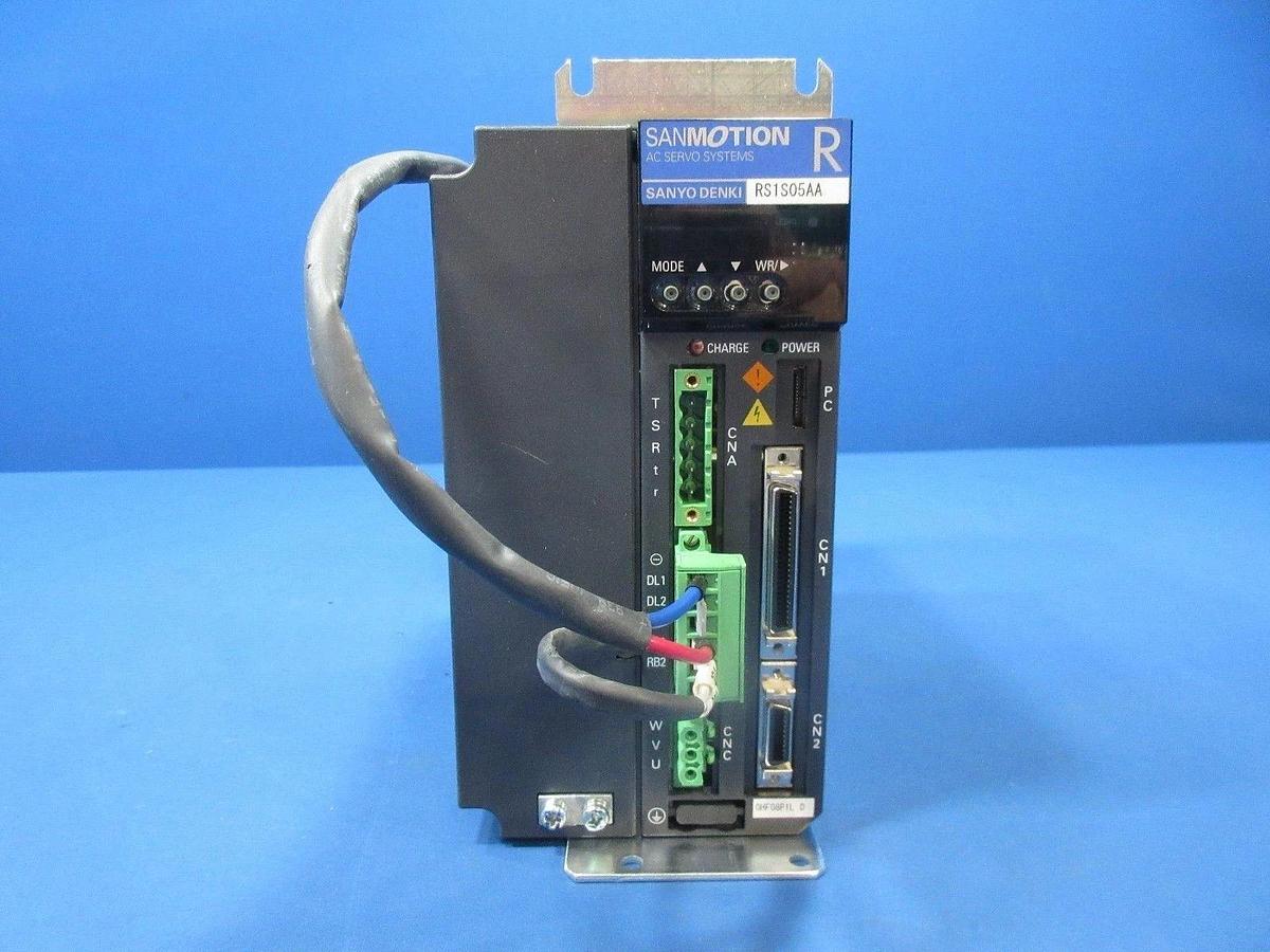 Used Sanyo Denki RS1S05AA AC Servo Drive RS1S05AA0HF08P1L SANMOTION R T-3044SS Used