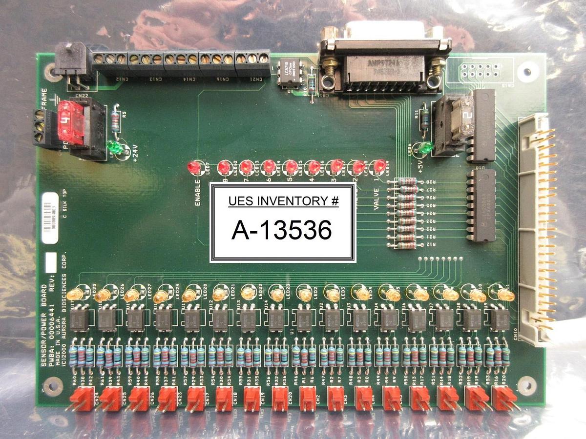 Used Aurora Biosciences 00006441 Sensor/Power Board PCB Used Working