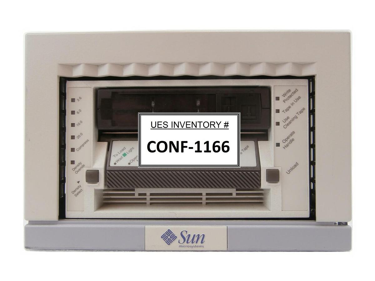Used Sun Microsystems 599-2131-01 External Tape with 40GB Fujifilm DLTape IV Working
