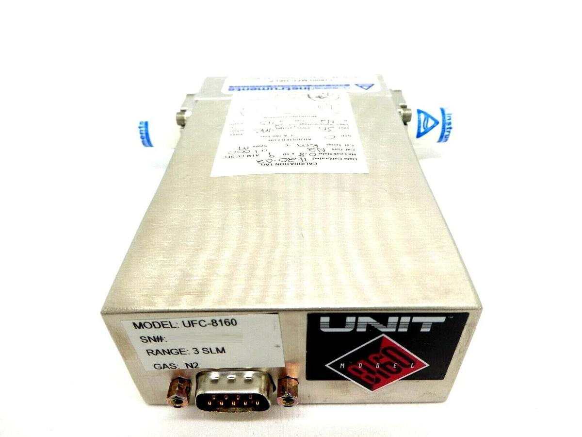 Refurbished UNIT Instruments UFC-8160 Mass Flow Controller MFC 3 SLM N2 8160 Refurbished