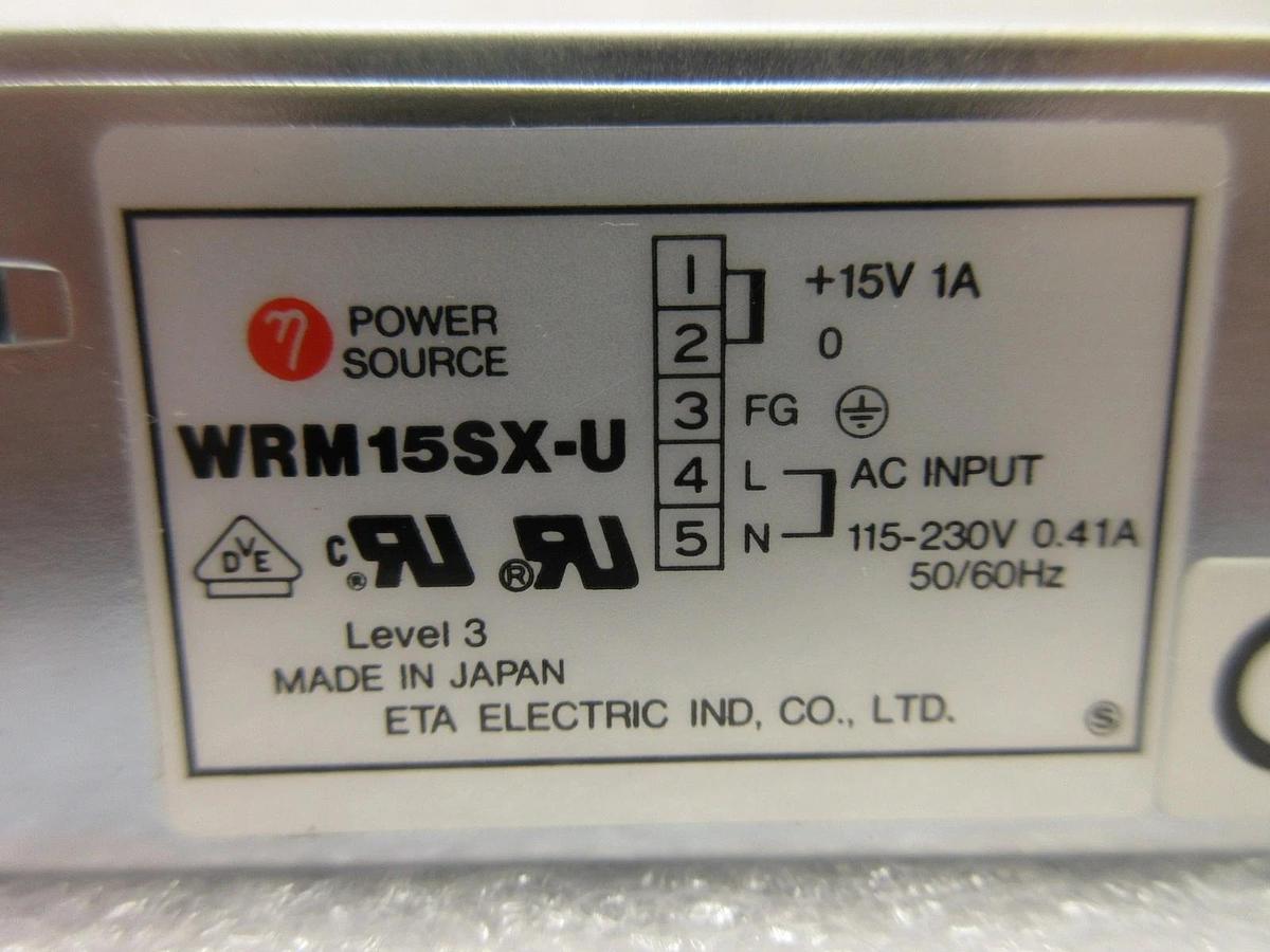 Used ETA Electric WRM15SX-U Power Source Nikon NSR System Used Working