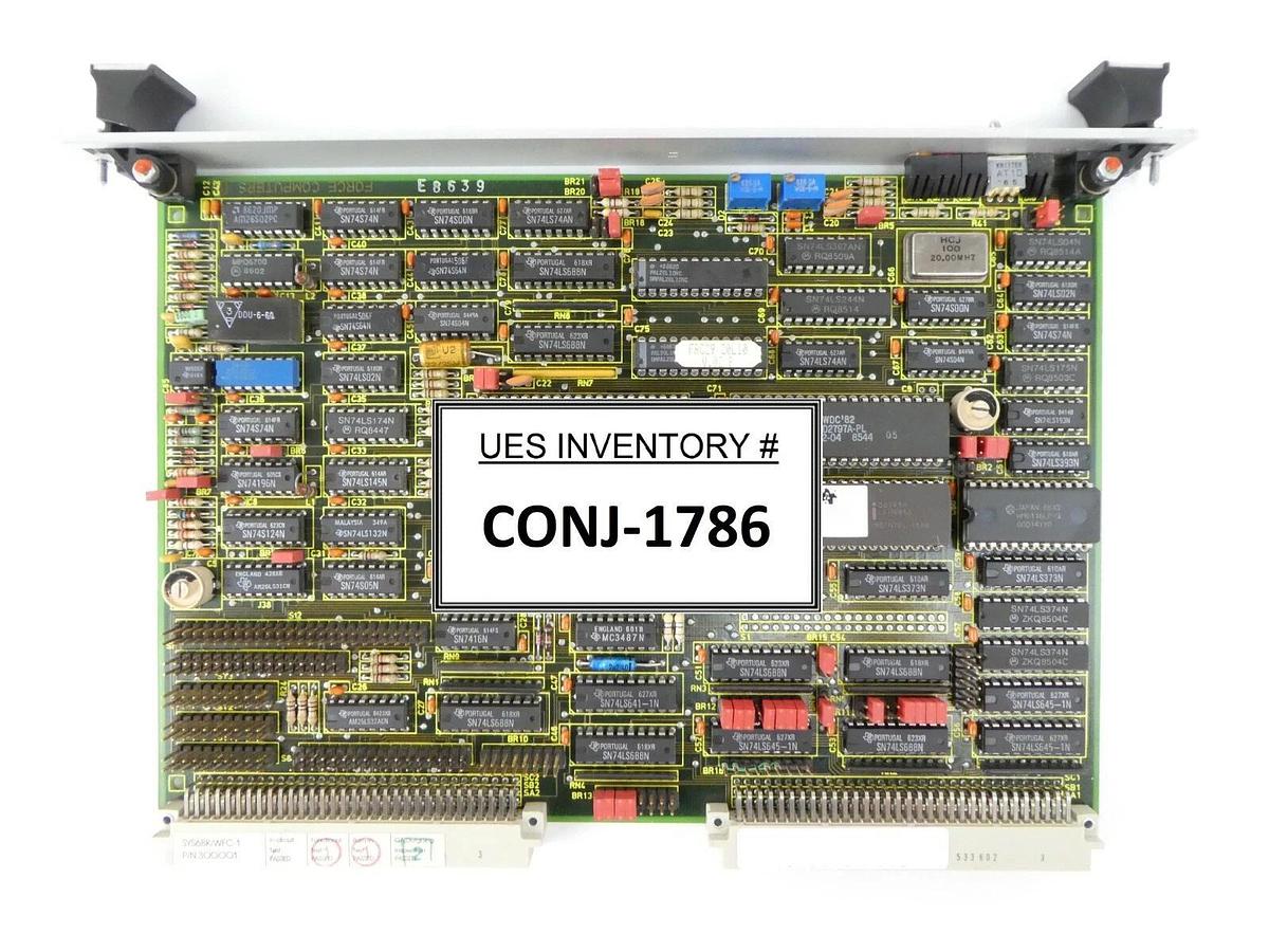 Used Force Computers 300001 VMEBus PCB Card SYS68K/WFC-1 Varian 109000001 Working