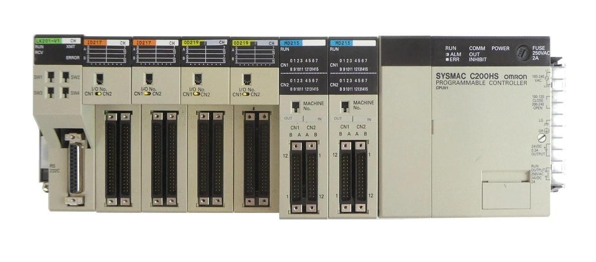 Used Omron Sysmac C200HS Programmable Logic Controller PLC Working Surplus