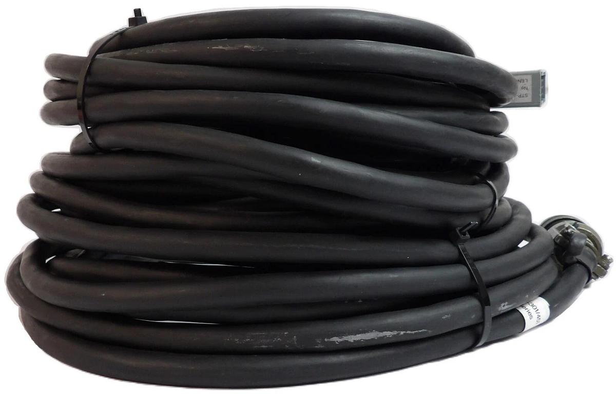 Used Edwards PT21-Y0-B01 Turbomolecular Pump Control Cable 75 Foot 23M Meters Working
