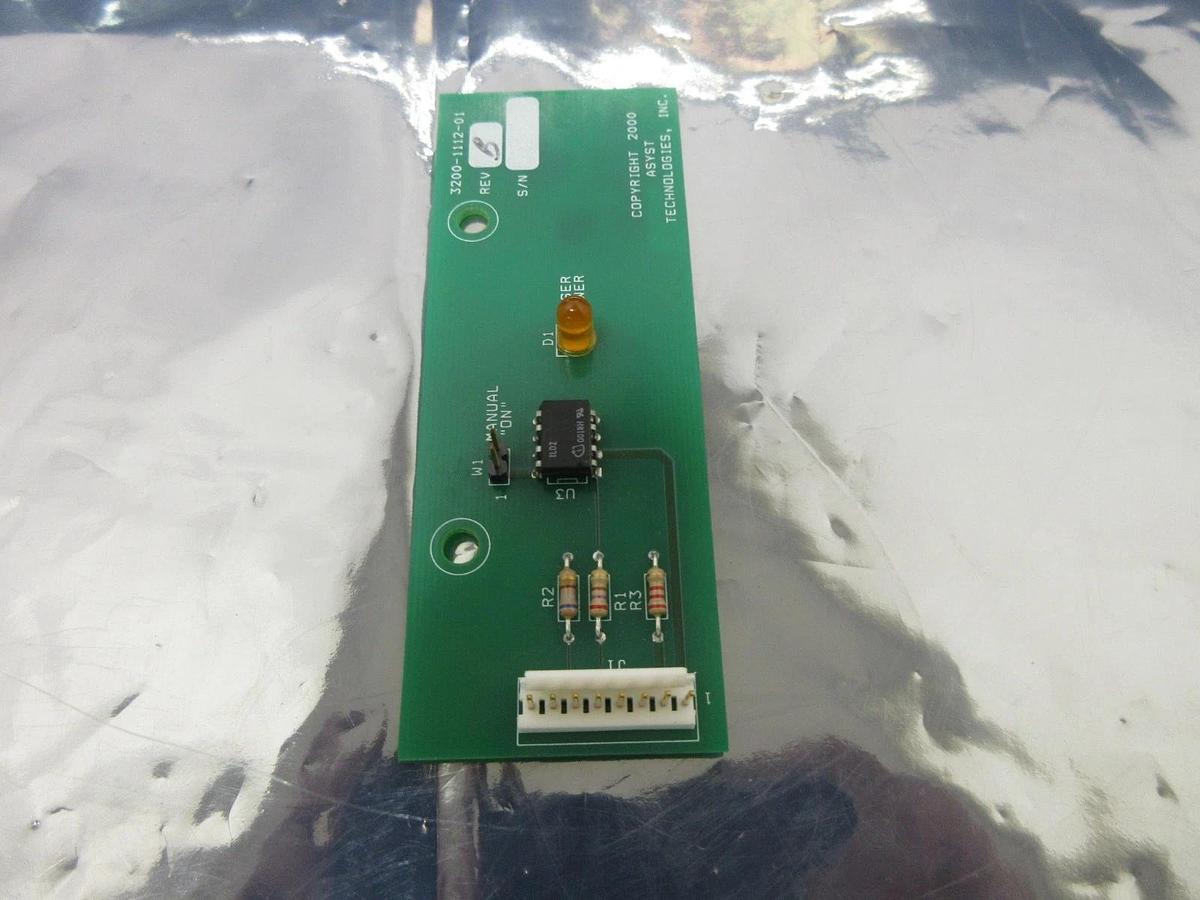 Used Asyst Technologies 3200-1112-01 Interface Board PCB Used Working