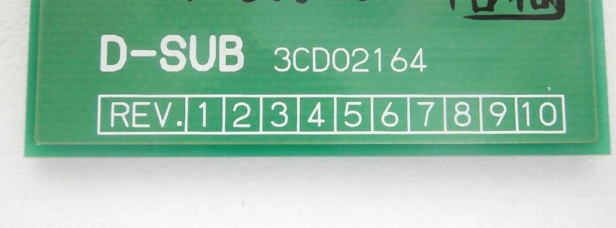 Used Hitachi Kokusai Denki 3CD02164 Connector Board PCB D-SUB Mikro Sonic Working