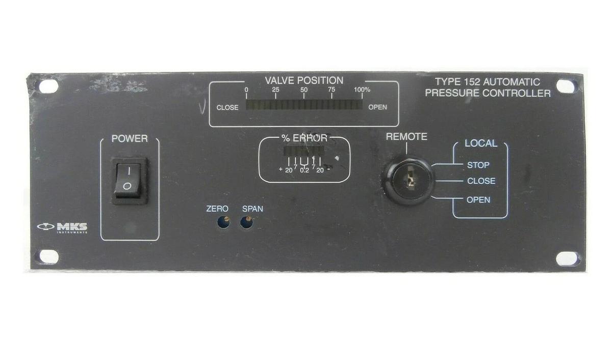 Used MKS Instruments 152H-P0 Automatic Pressure Controller Type 152 Broken Key Spare