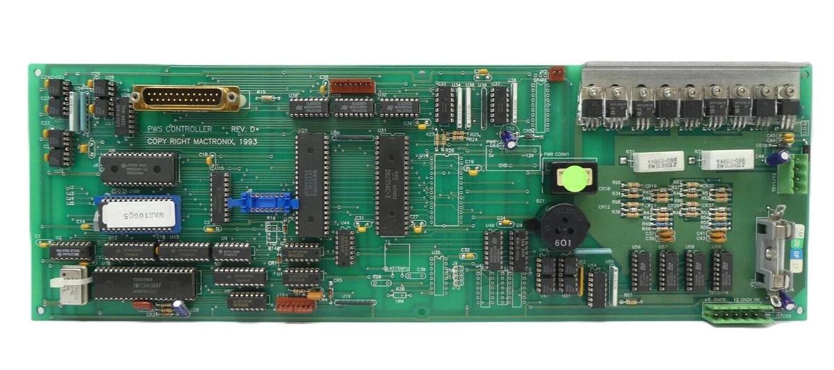 Used Mactronix PWS Controller PCB Reseller Lot of 2 Working Surplus