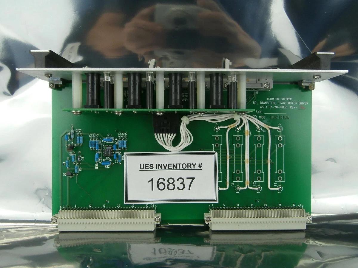 Used Ultratech Stepper 03-20-01130 Transition Stage Motor Driver PCB Card Left X