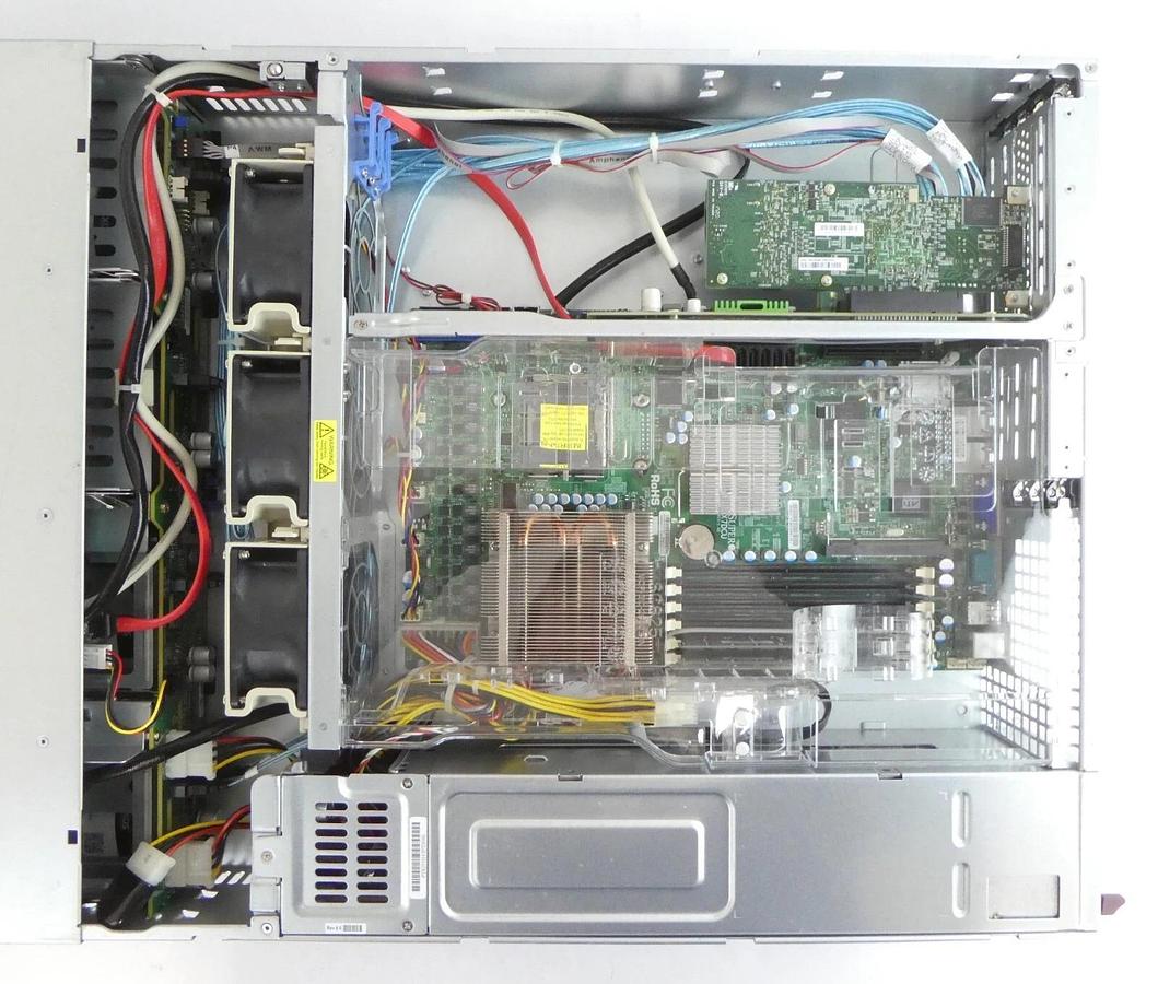 Used SuperMicro CSE-825 System Control Server Xeon CPU 2.33GHz Quad Core Working