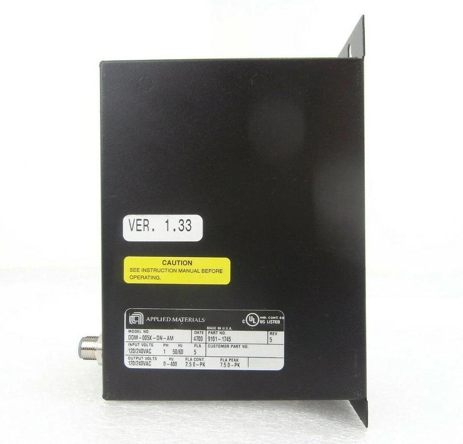 Used AMAT Applied Materials 9101-145 Servo Drive DDM-005X-DN-AM Centura Working