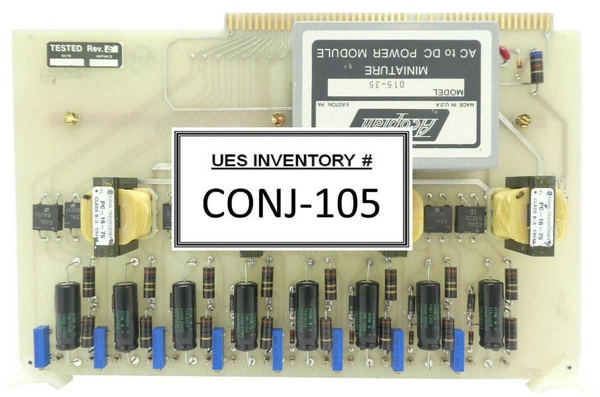Used Varian Semiconductor VSEA D-F3104001 TC Heater Power Supply PCB Rev. E Working