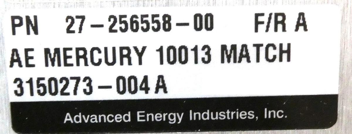 Used MERCURY 10013 AE Advanced Energy 27-256558-00 RF Match 3150273-004 Working Spare