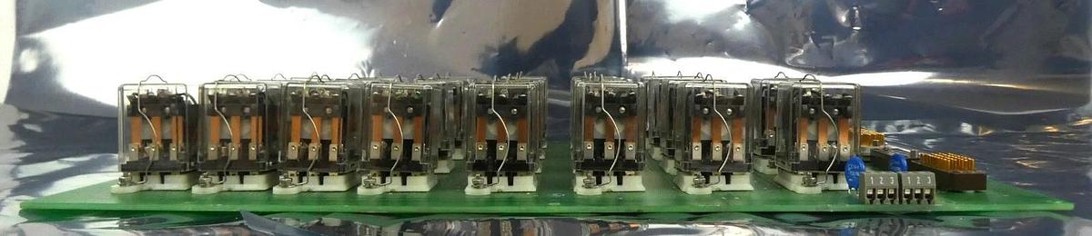 Used Varian Semiconductor E-H5617001 Relay Connection PCB Board Assembly AS-Is
