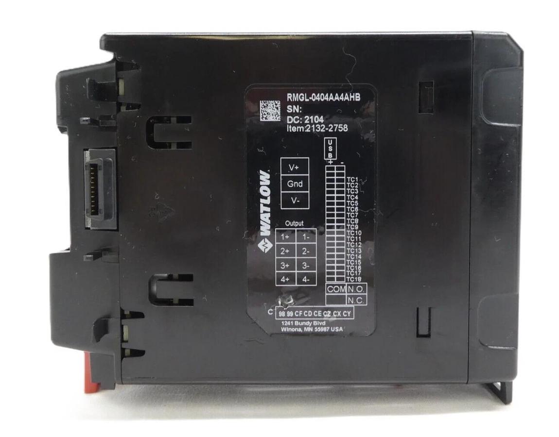 Used Watlow RMGL-0404AA4AHB LVP Temperature Controller 0195-15821 Lot of 2 Working