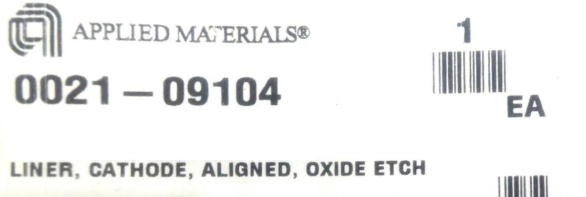 Used AMAT Applied Materials 0021-09104 Etch Aligned Cathode Liner P5000 Working Spare