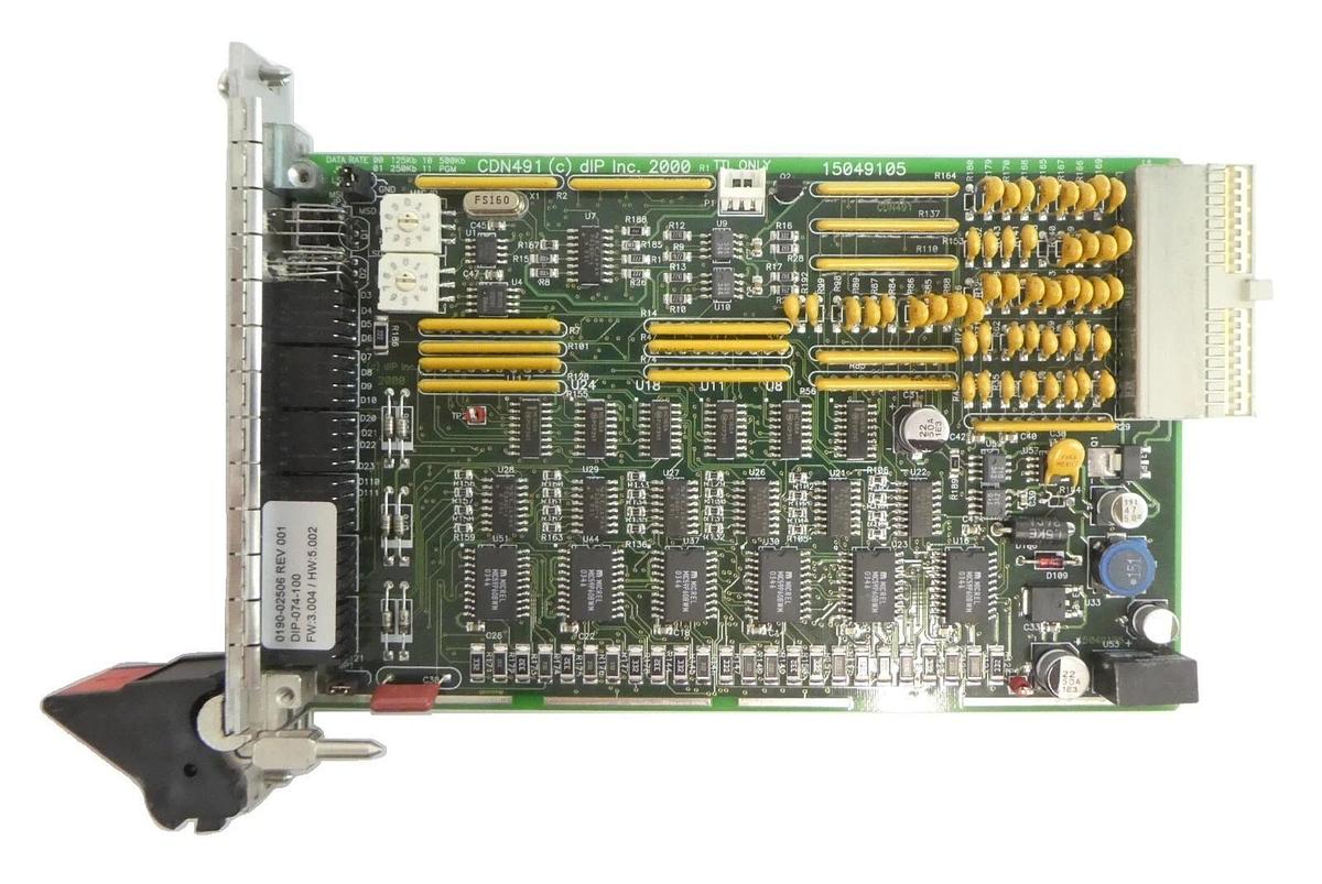 Used DIP 15049105 DeviceNet I/O PCB Card CDN491 DIP-074-100 AMAT 0190-02506 Working