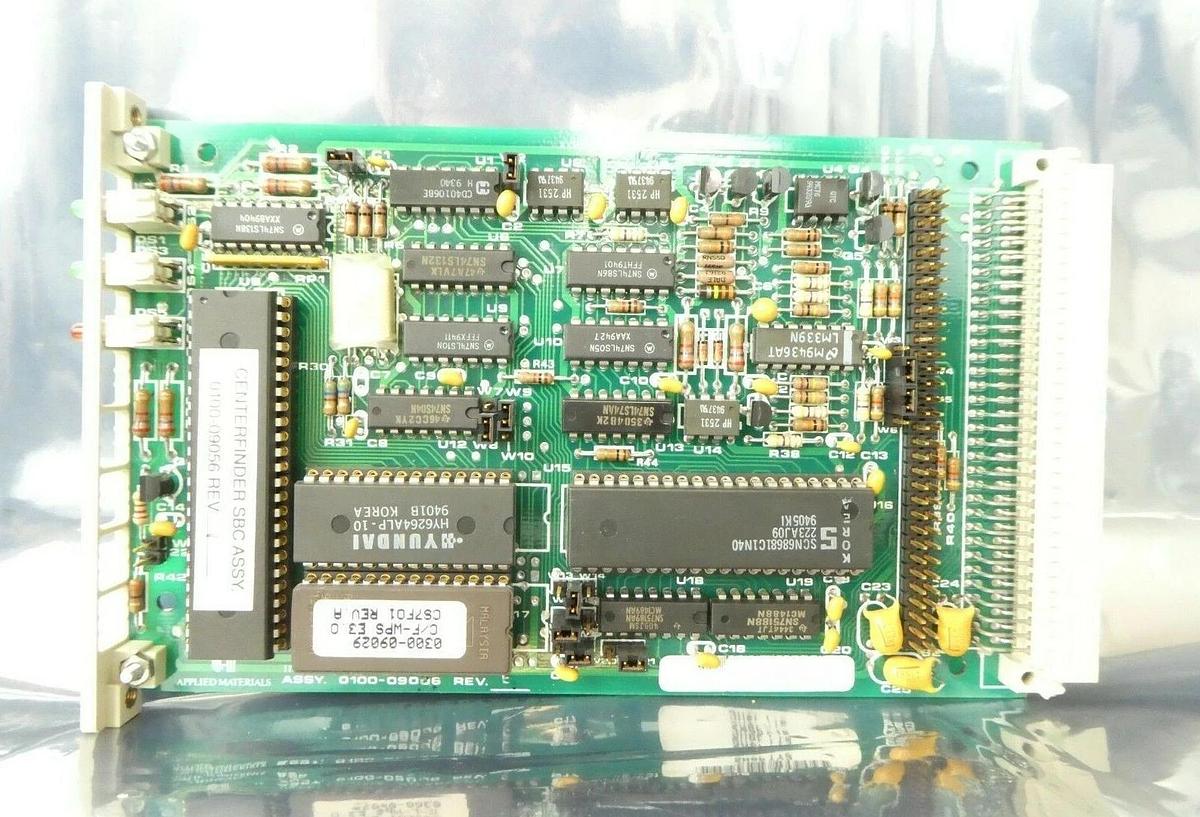 Used AMAT Applied Materials 0100-09056 Centerfinder SBC PCB Card No Face Plate Spare