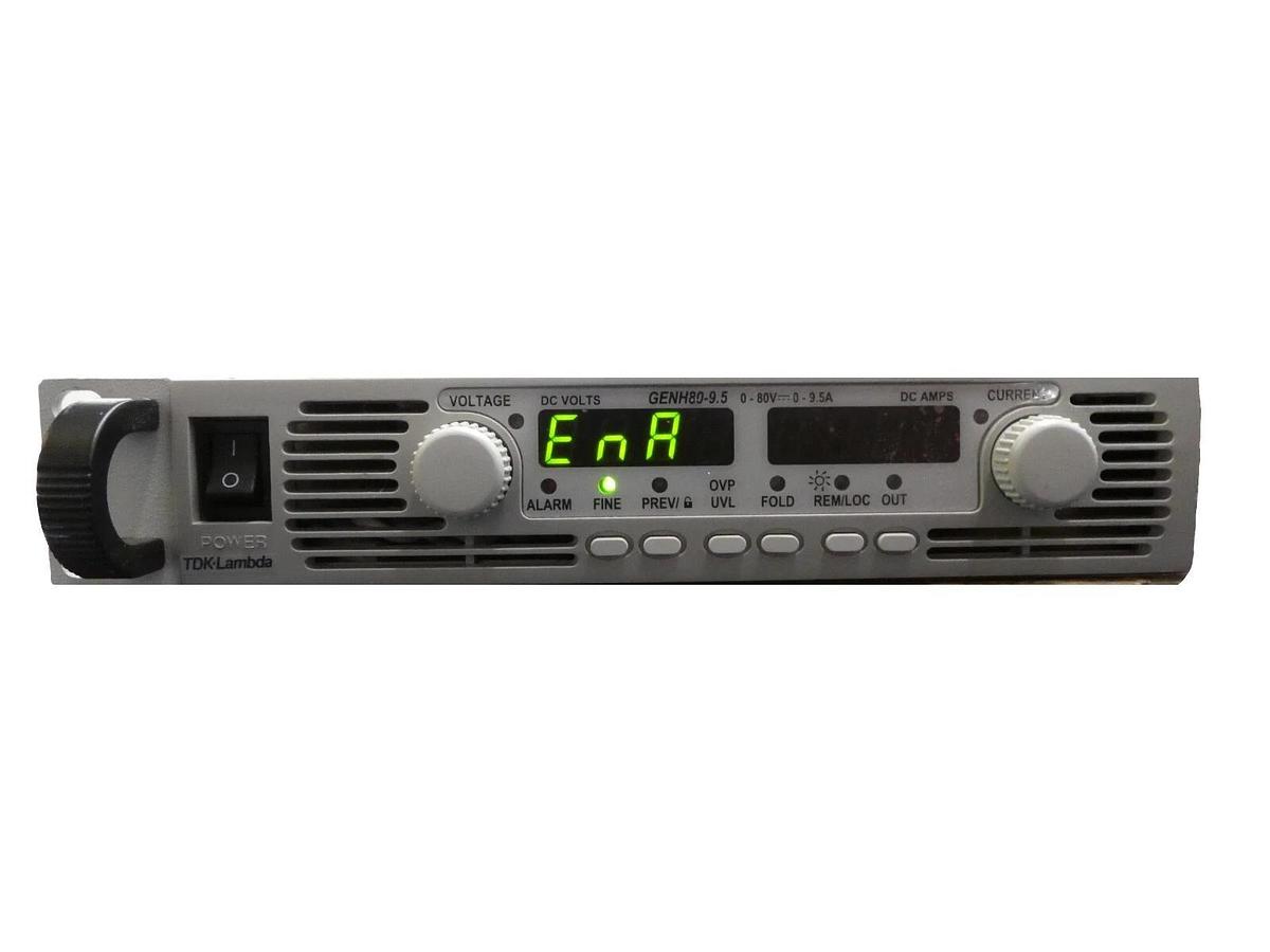 Used TDK-Lambda 00507057 Programmable Power Supply GENH 80-9.5-U Working Surplus