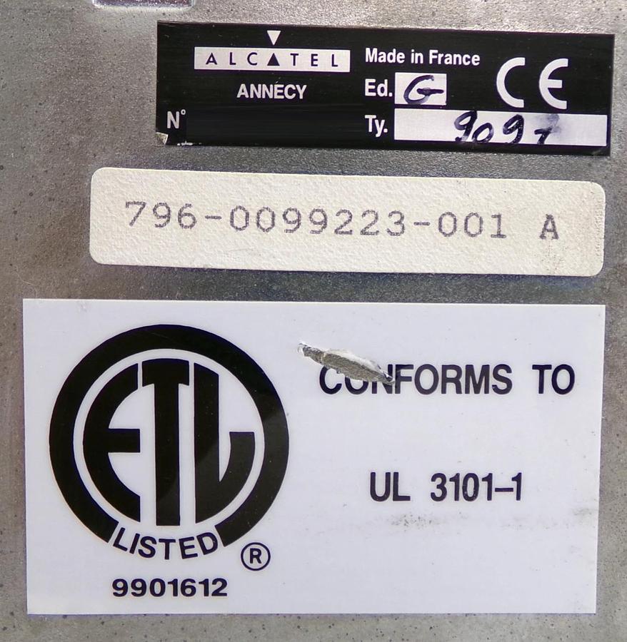 Used ACT 1300M Alcatel 9097 Turbomolecular Pump Controller 796-0099223-001 Surplus