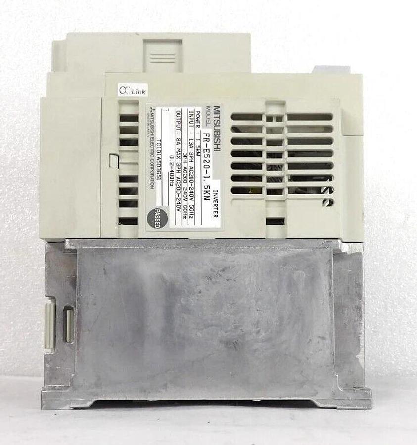 Used Mitsubishi FR-E520-1. 5KN 3 Phase Inverter FREQROL-E500 Lot of 8 Working Surplus