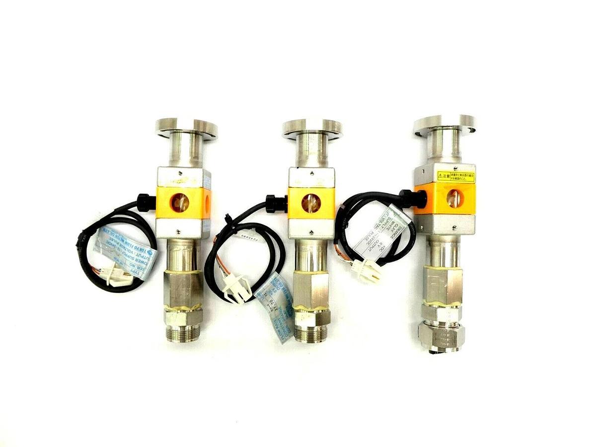 Used Tokyo Flow Meter HF-M30 Helical Inline Flow Meter 0.5 ~ 5 L/min Lot of 3 Working