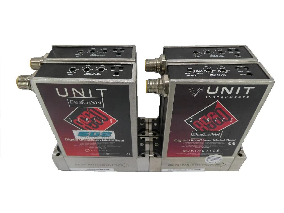 Used Celerity UFC-8565 UFC-8564 Mass Flow Controller MFC Reseller Lot of 4 Working