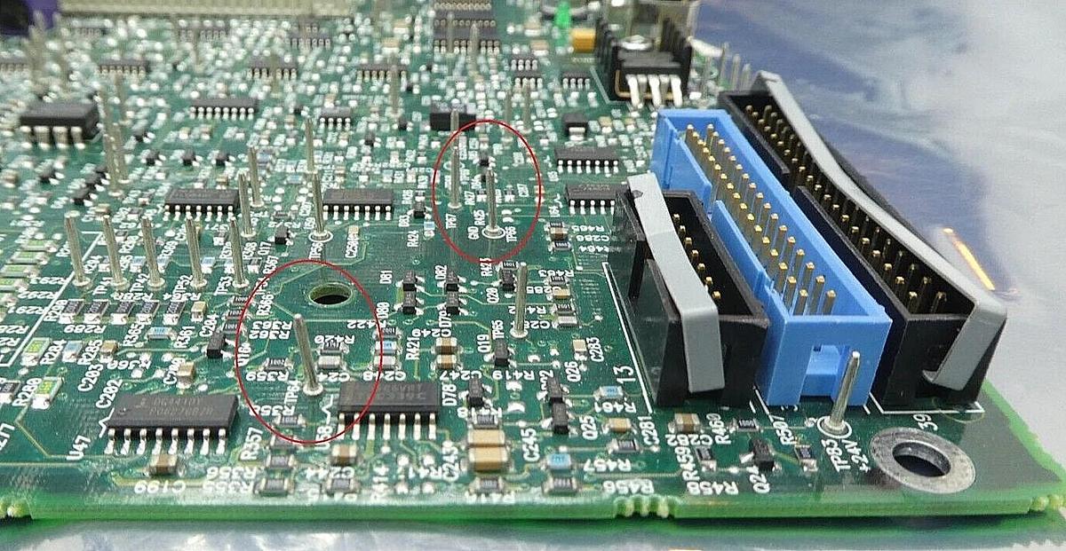 Used AE Advanced Energy 2301478-B Pinnacle Standard Logic PCB 1303394 Bent Pins As-Is