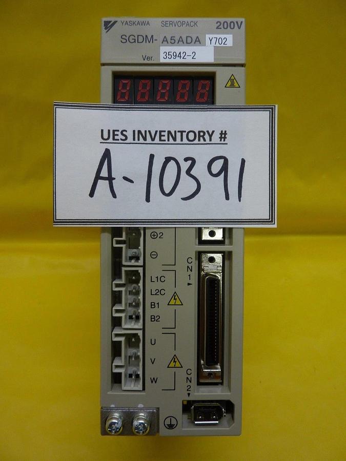 Used Yaskawa Electric SGDM-A5ADAY702 Servo Driver SERVOPACK Ver. 35942-1 Used Working
