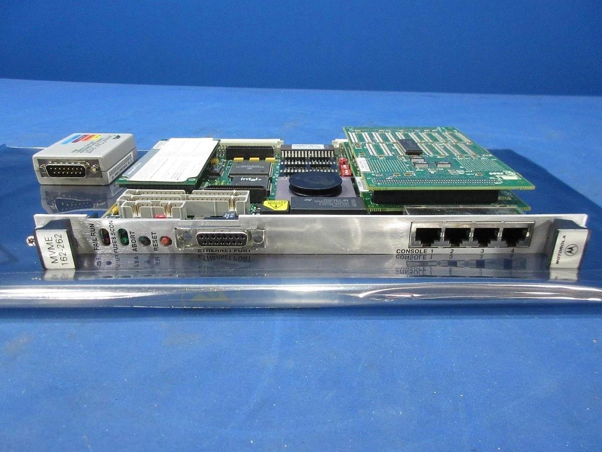 Used Motorola 01-W3866B 54B Embedded Controller VME PCB Card MVME 162-262 DNS Working