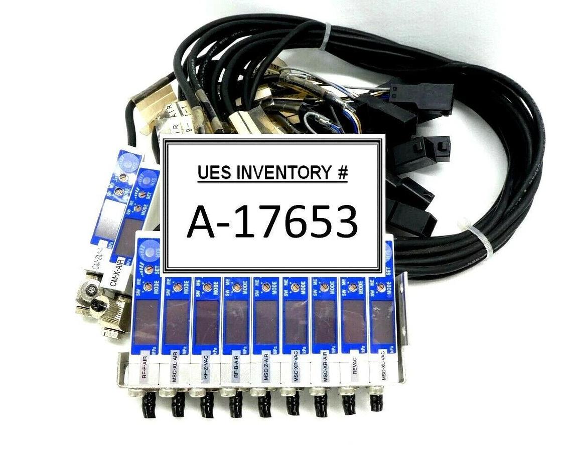 Used Copal Electronics PS6-103G-NAM-014 11-Port Pressure Switch Assembly Working