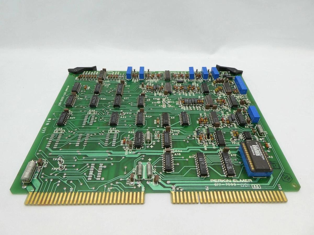 Used Perkin-Elmer 677-7099-001 A/D Converter PCB Card 677-3518-001 Untested As-Is