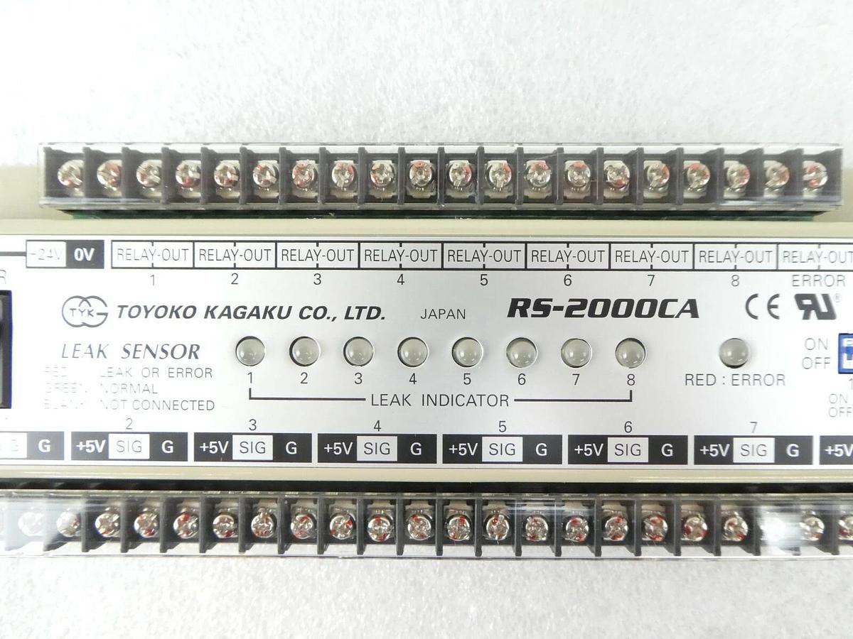 Used Toyoko Kagaku RS-2000CA Leak Sensor Reseller Lot of 6 TEL Trias Working Surplus