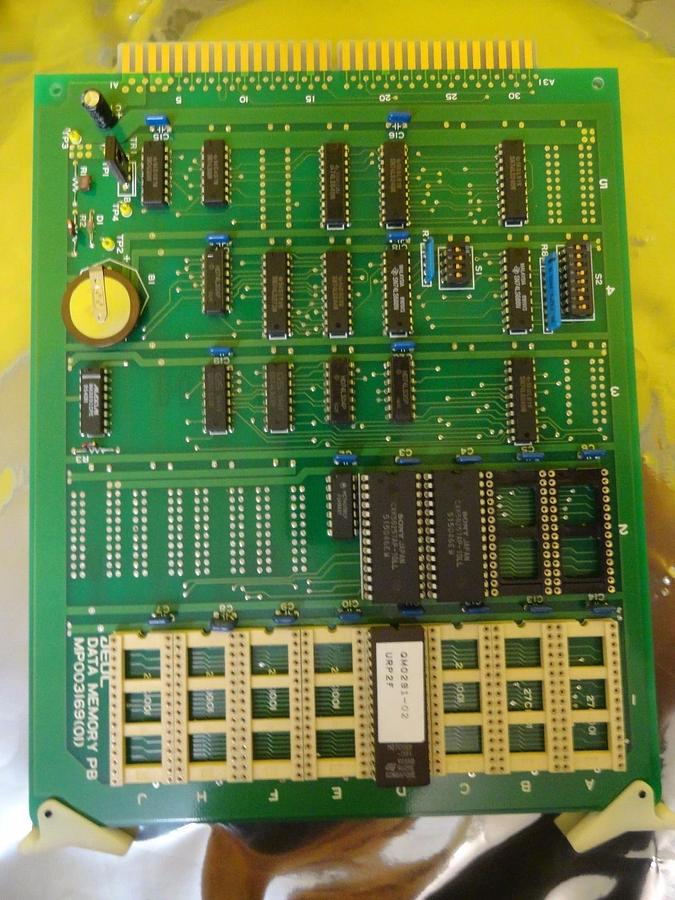 Used JEOL MP003169(01) Data Memory PB Board PCB Card EM-2010F Working