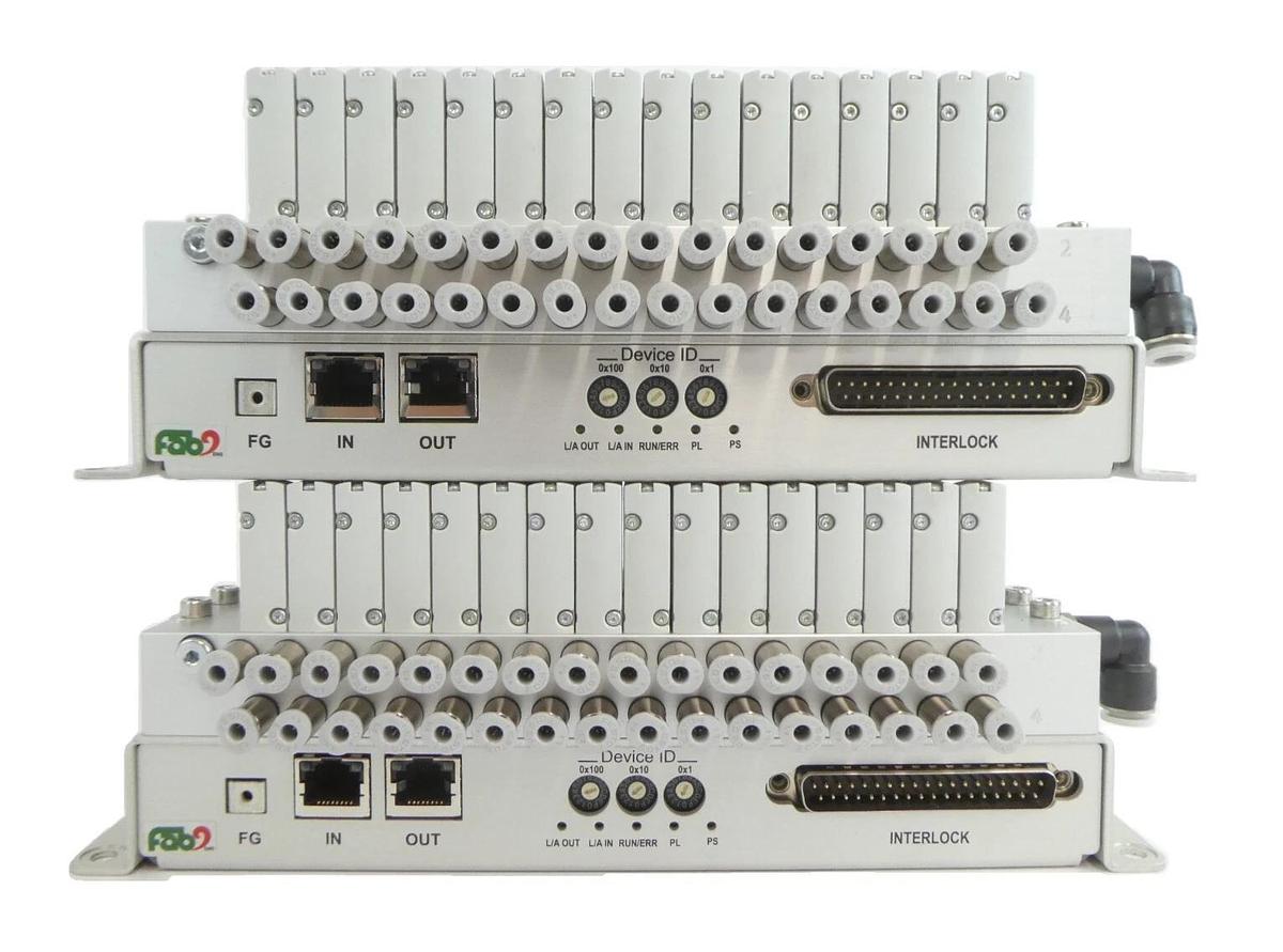 Used Festo VTUG-16K-EC-INT-CS 16-Port Pneumatic Manifold Reseller Lot of 2 Working