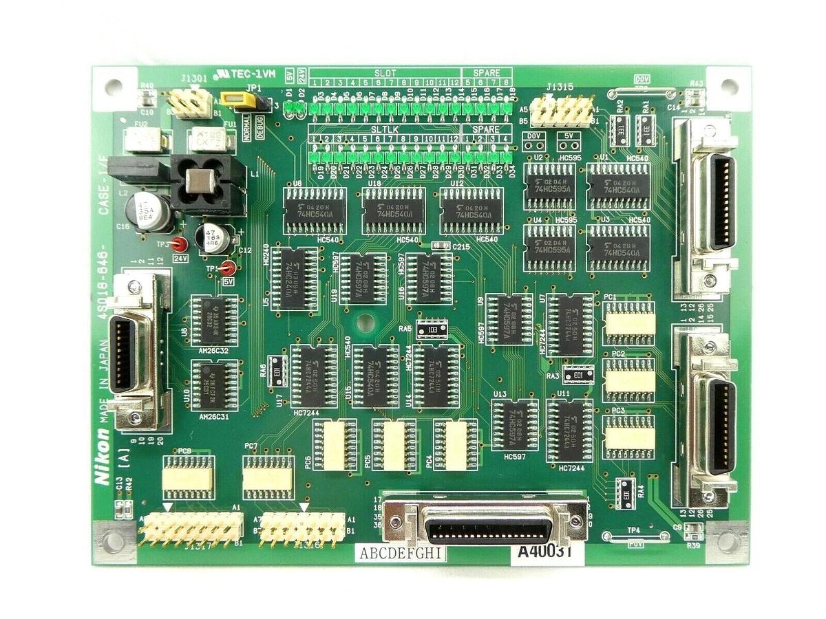 Used Nikon 4S018-646 Case I/F Interface Board PCB NSR System Working