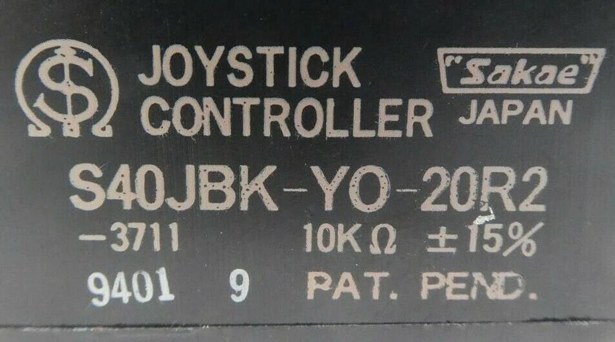 Used Sakae S40JBK-YO-20R2-3711 Microscope Joystick Lot of 2 Nikon OPTISTATION 3 Spare