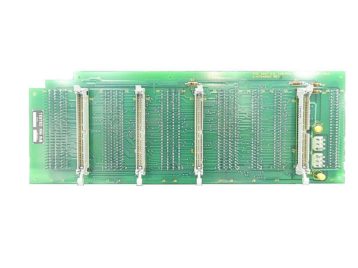 Used Varian VSEA E-H7649001 E.S. Control Interconnection No. 6 PCB Working Surplus
