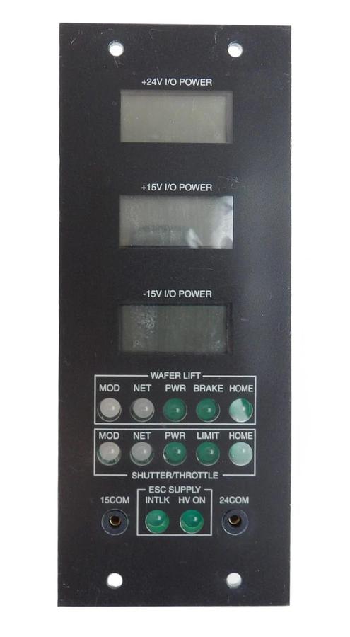 Used AMAT Applied Materials 0100-00525 Chamber I/O Display Panel 0130-00525 Working