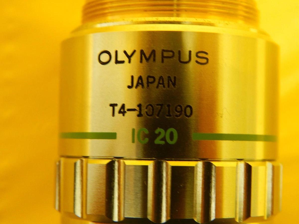 Used Olympus NeoSPlan 20 NIC 0.40 ∞/0 f=180 Microscope Objective IC 20 KLA-Tencor