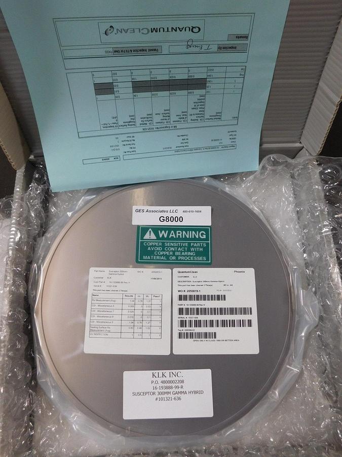 Refurbished ASM 16-193888-99-R SUSCEPTOR-300MM GAMMA HYBRID NON-PSVT Refurbished