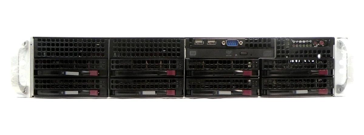 Used SuperMicro CSE-825 System Control Server Xeon CPU 2.33GHz Quad Core Working