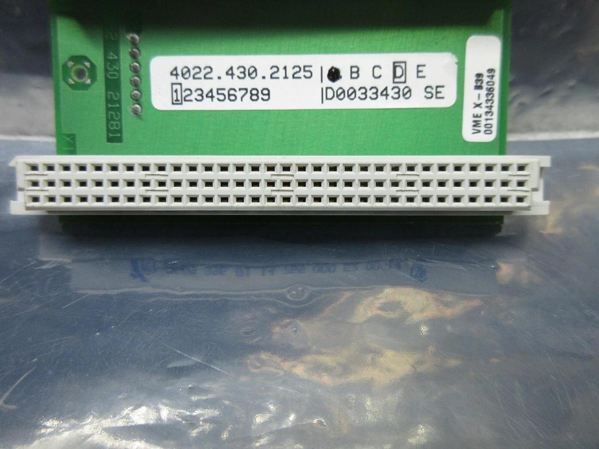 Used ASML 4022.430.2125 VME X-B39 Backplane Board PCB PAS 5000/2500 Used Working